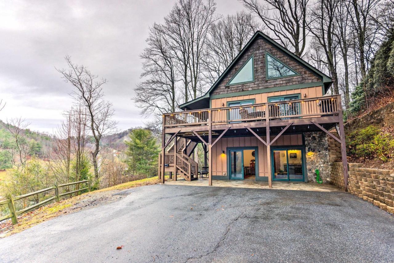Mountain Cabin With Fire Pit, Walk To Golf And Fishing Vilas Bagian luar foto